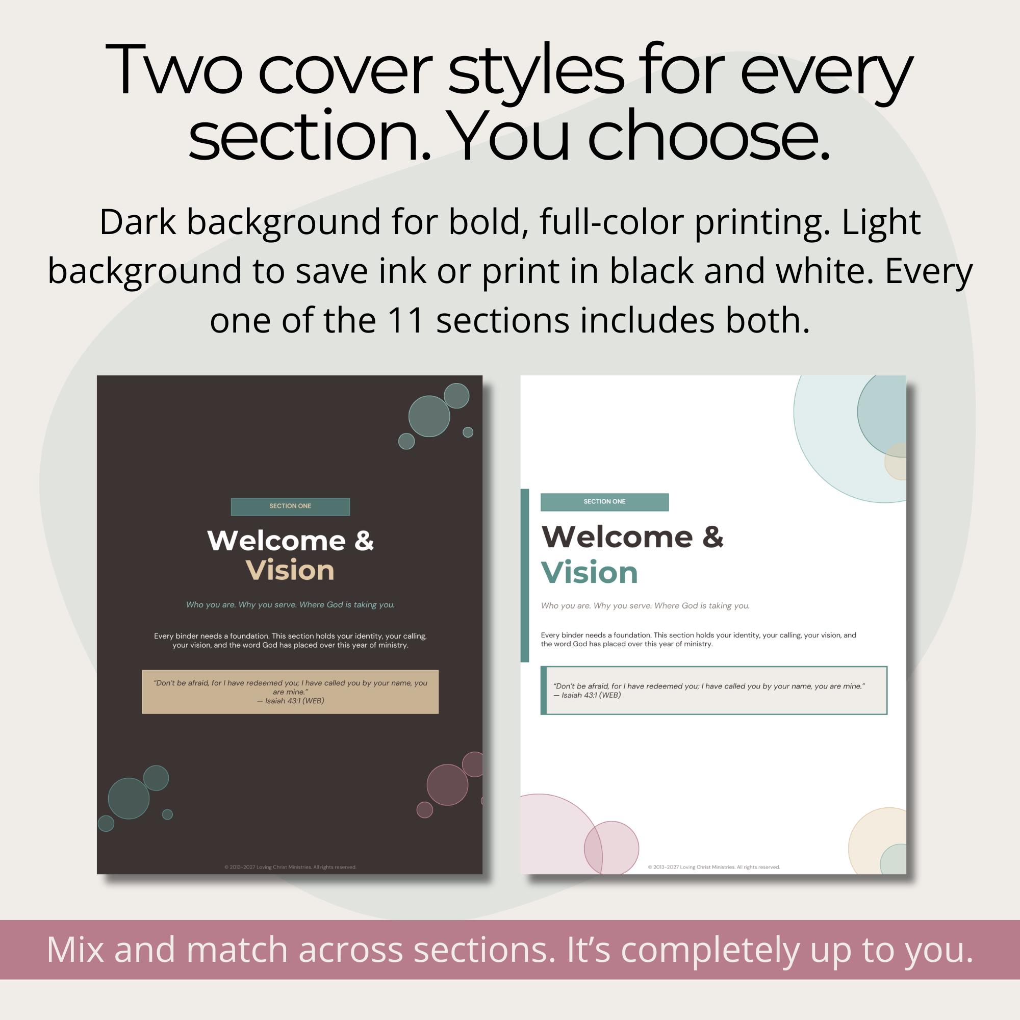 2027 Ministry Binder for Women&