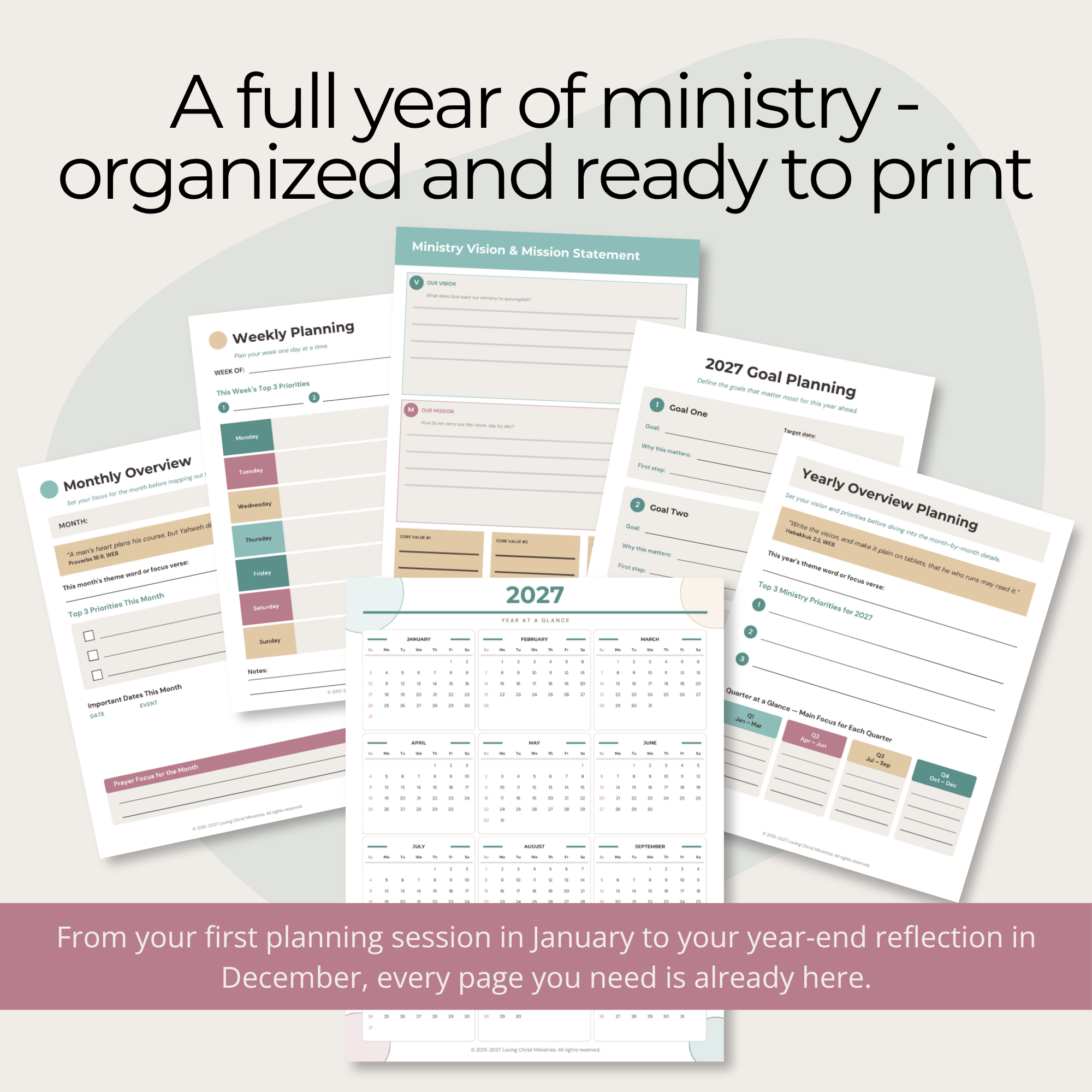 2027 Ministry Binder for Women&