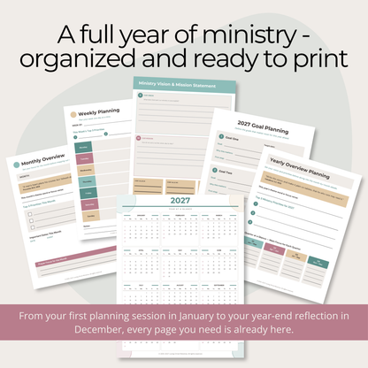 2027 Ministry Binder for Women&