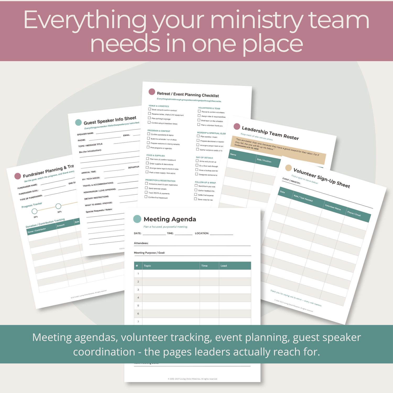 2027 Ministry Binder for Women&