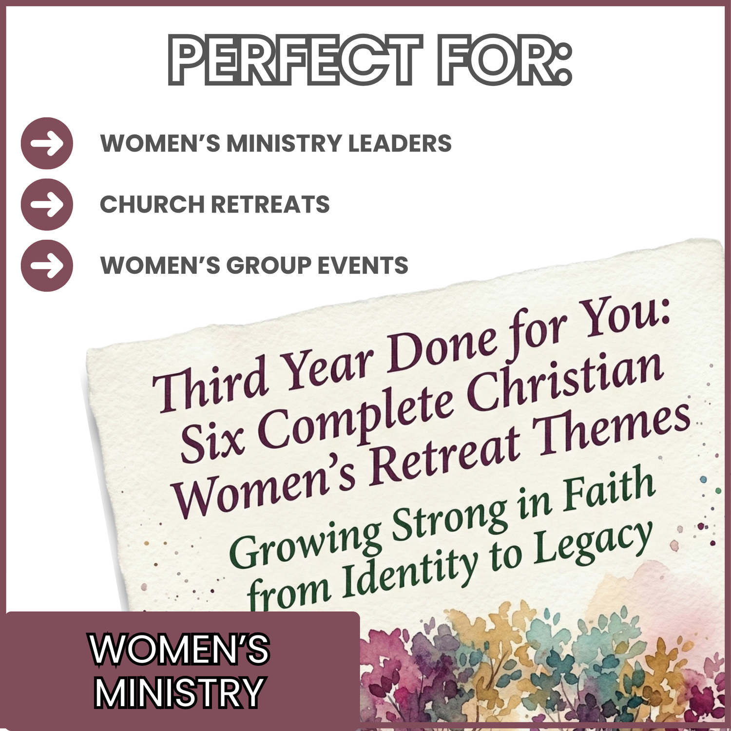 Third Year Done for You: Christian Women&
