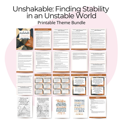 Unshakable: Finding Stability in an Unstable World