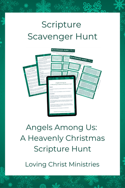 Angels Among Us: A Heavenly Christmas Scripture Hunt - Scripture Scavenger Hunt