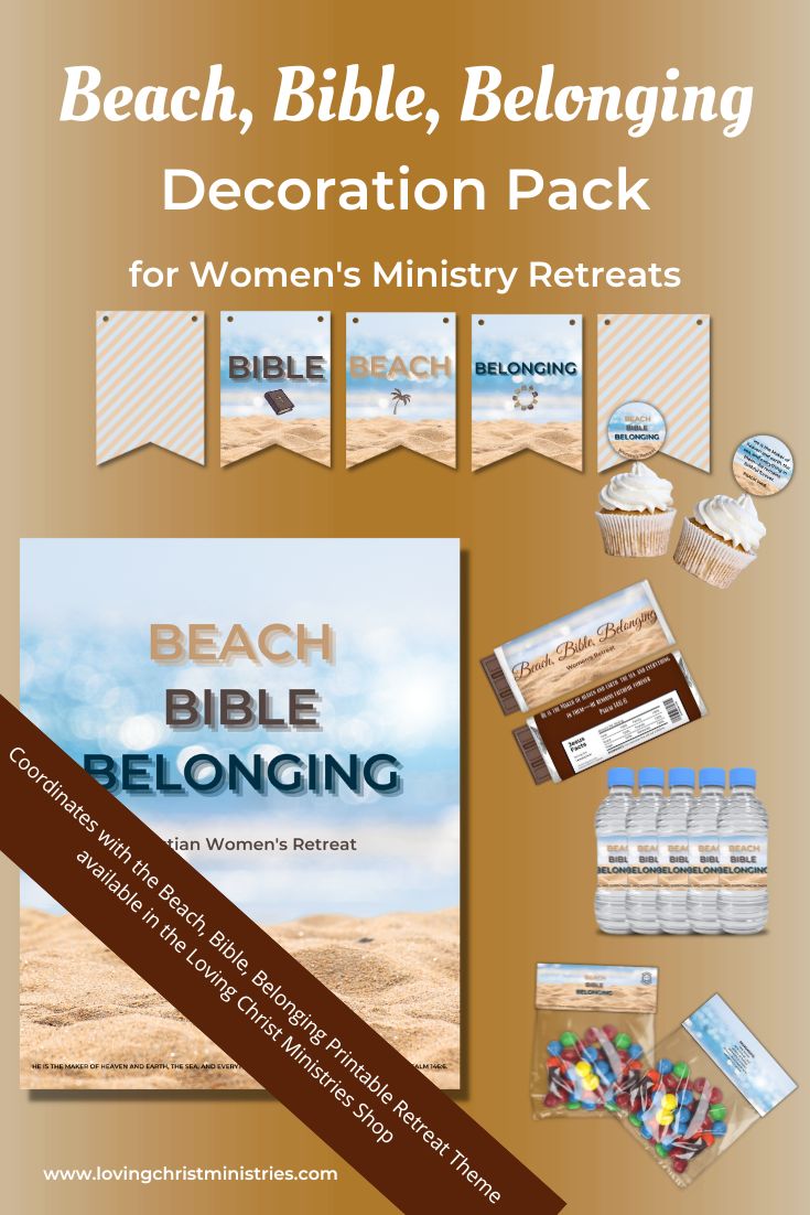 Beach, Bible, Belonging Decoration Pack