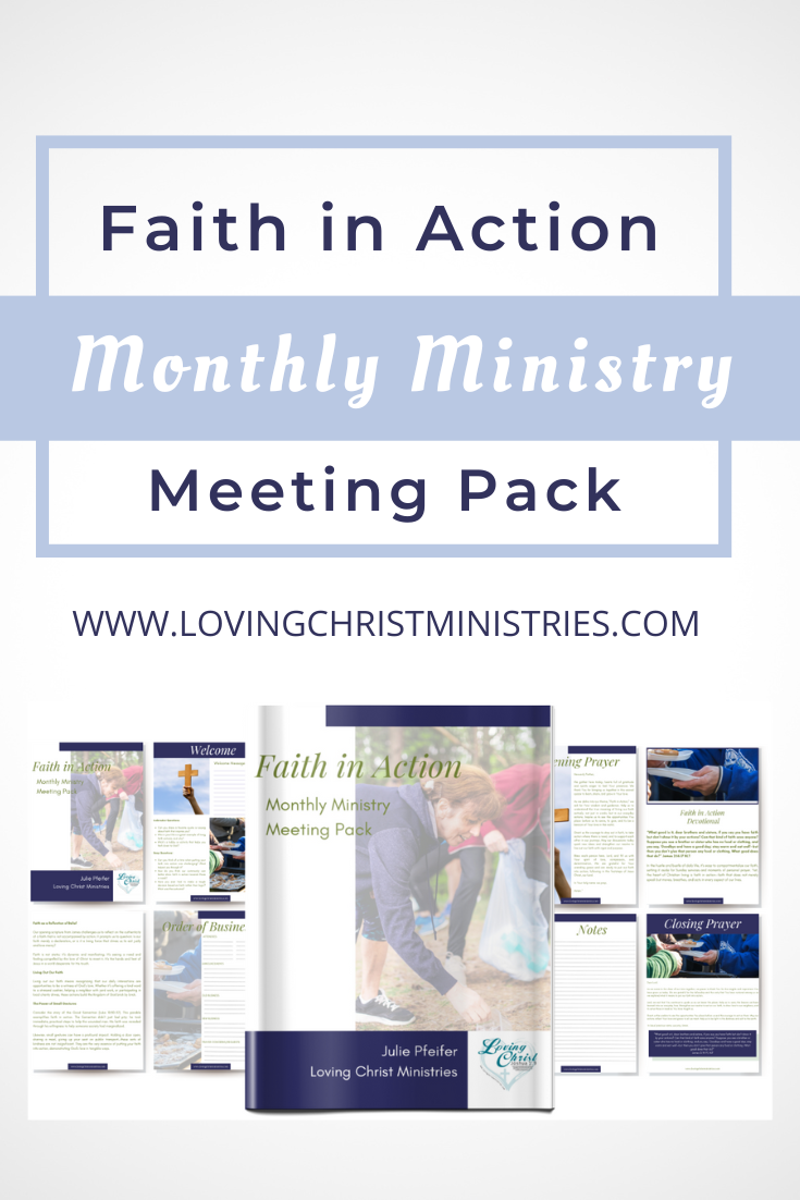 Faith in Action - Monthly Ministry Meeting Pack