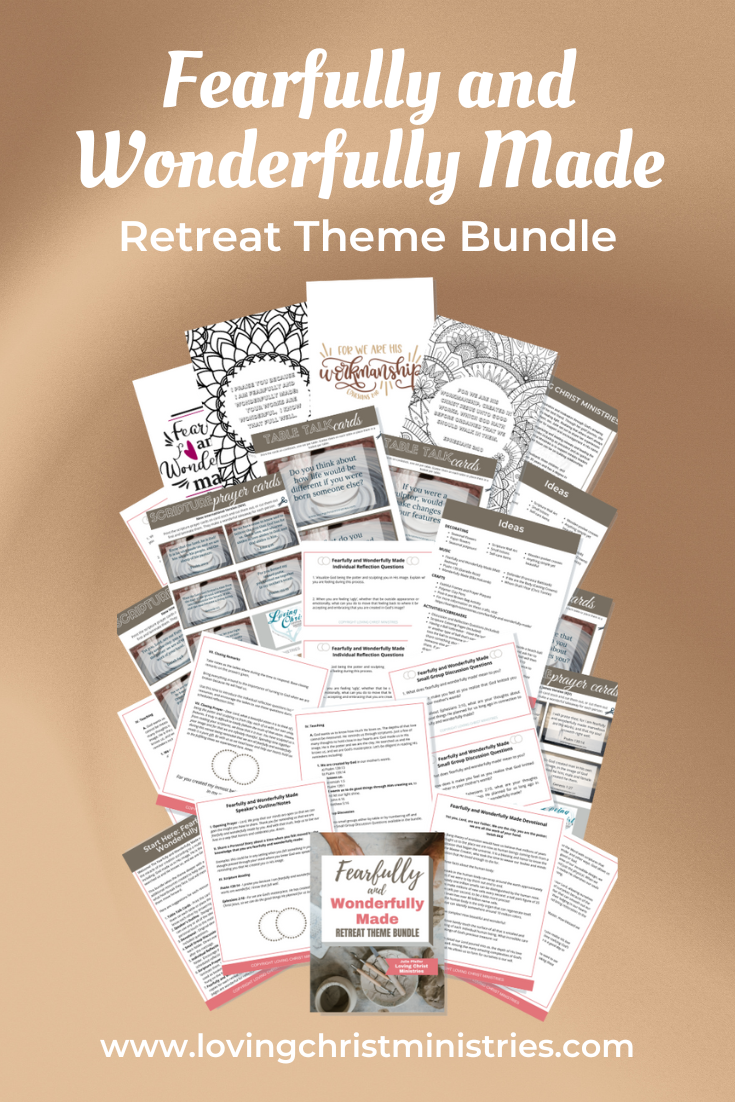 Fearfully and Wonderfully Made Printable Theme Bundle