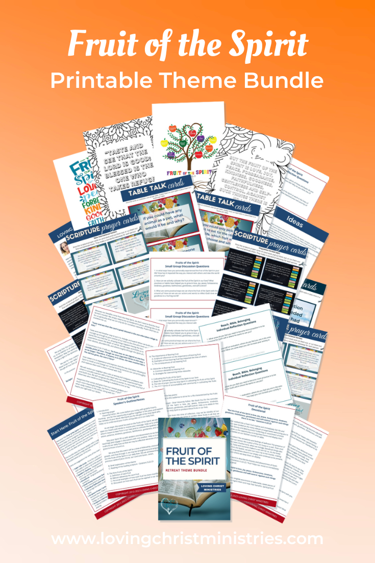 Fruit of the Spirit Printable Theme Bundle