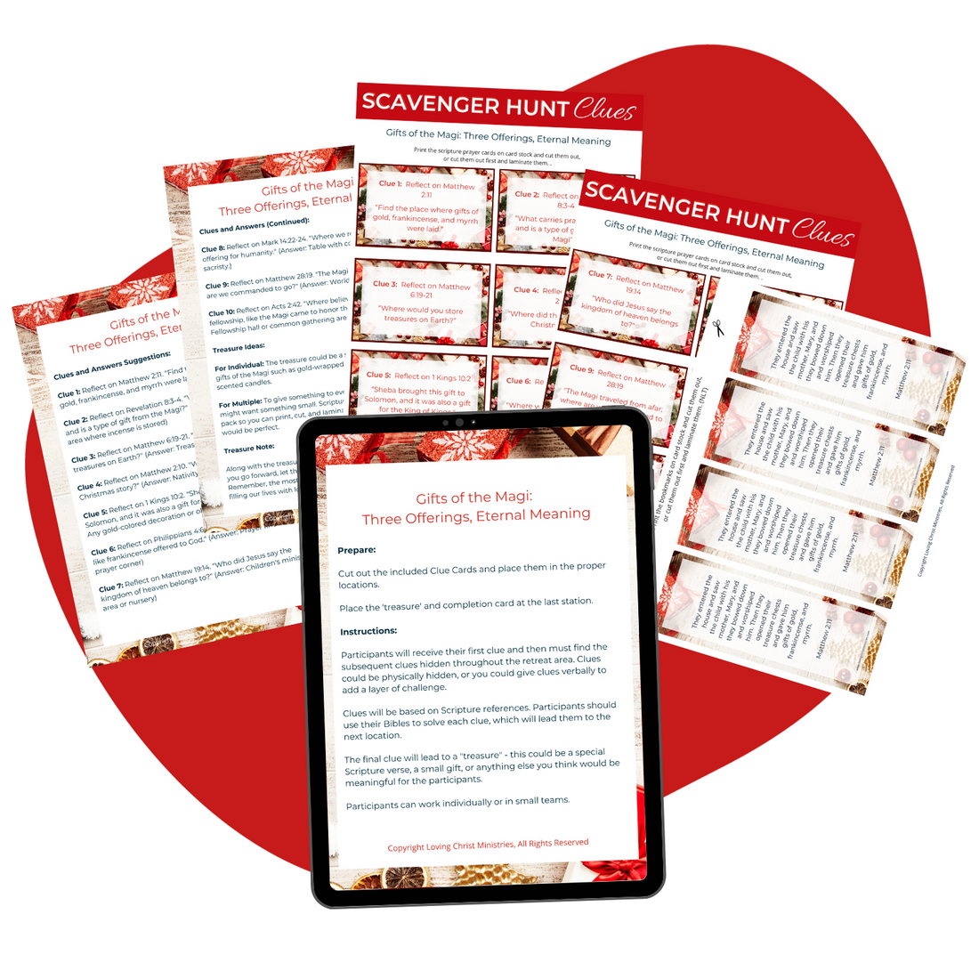 The Gifts of the Magi: Three Offerings, Eternal Meaning - Scripture Scavenger Hunt