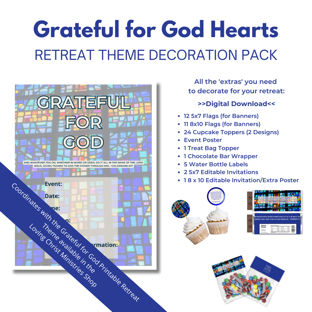 Grateful for God Decoration Pack