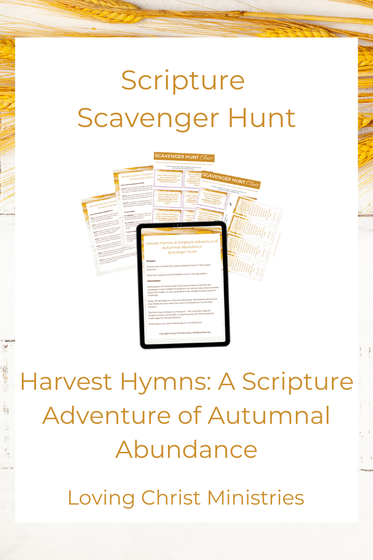 Harvest Hymns: A Scripture Adventure of Autumnal Abundance - Scripture Scavenger Hunt