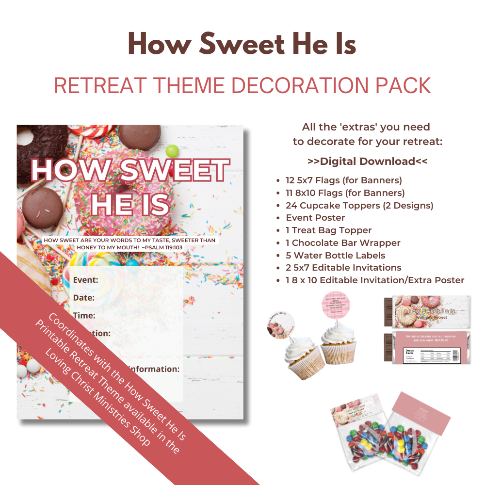 How Sweet He Is Decoration Pack