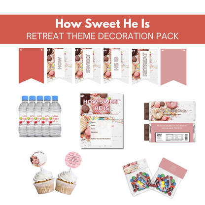 How Sweet He Is Decoration Pack