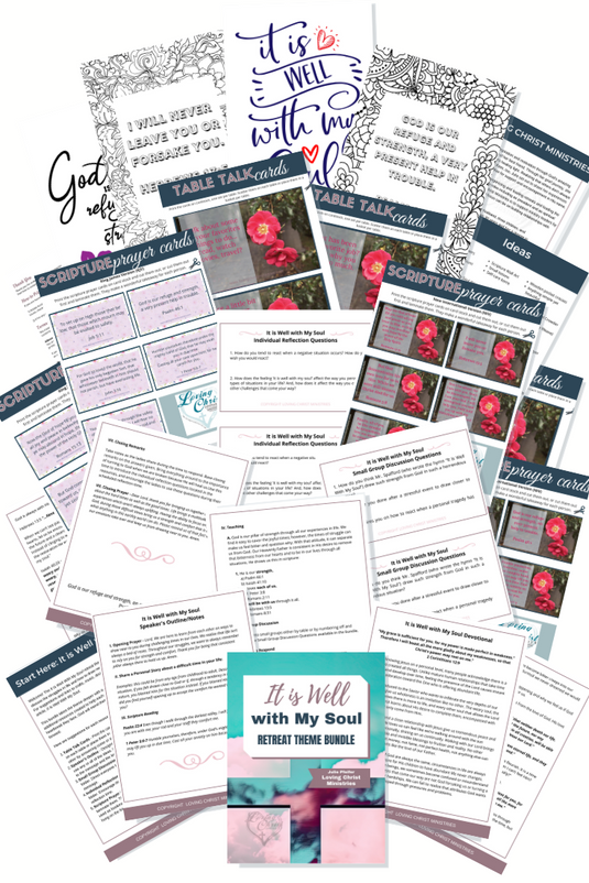 It is Well with My Soul Printable Theme Bundle – Loving Christ Ministries
