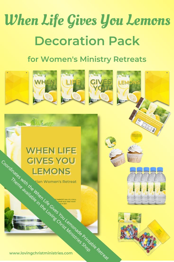 When Life Gives You Lemons Decoration Pack