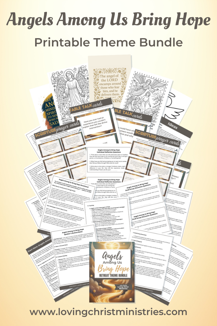 Angels Among Us Bring Hope Printable Theme Bundle