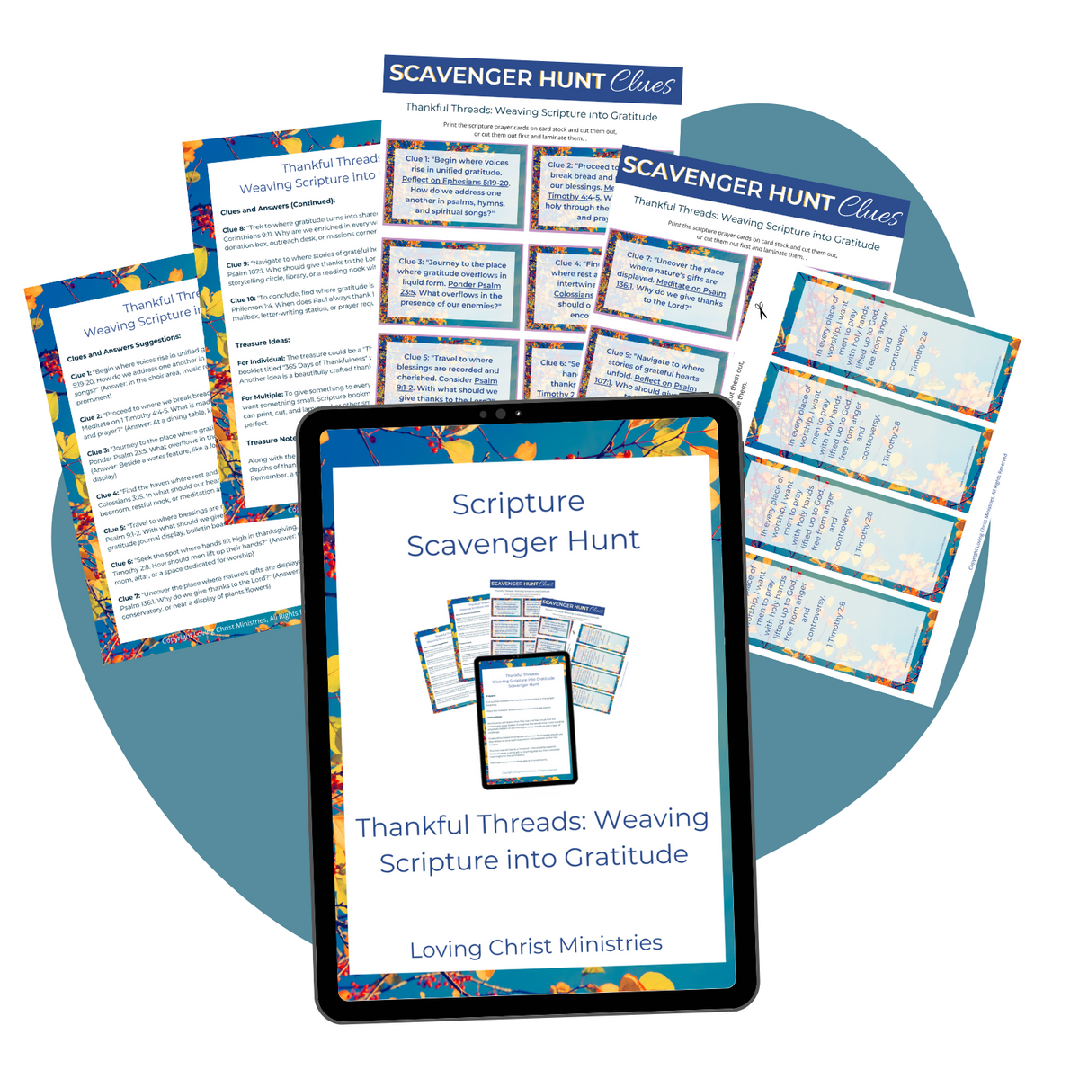 Scriptural Thinkpad Thankful Threads: Weaving Scripture into Gratitude - Scripture Scaveng ...