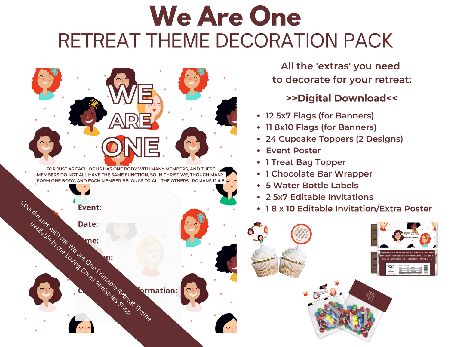 We are One Decoration Pack