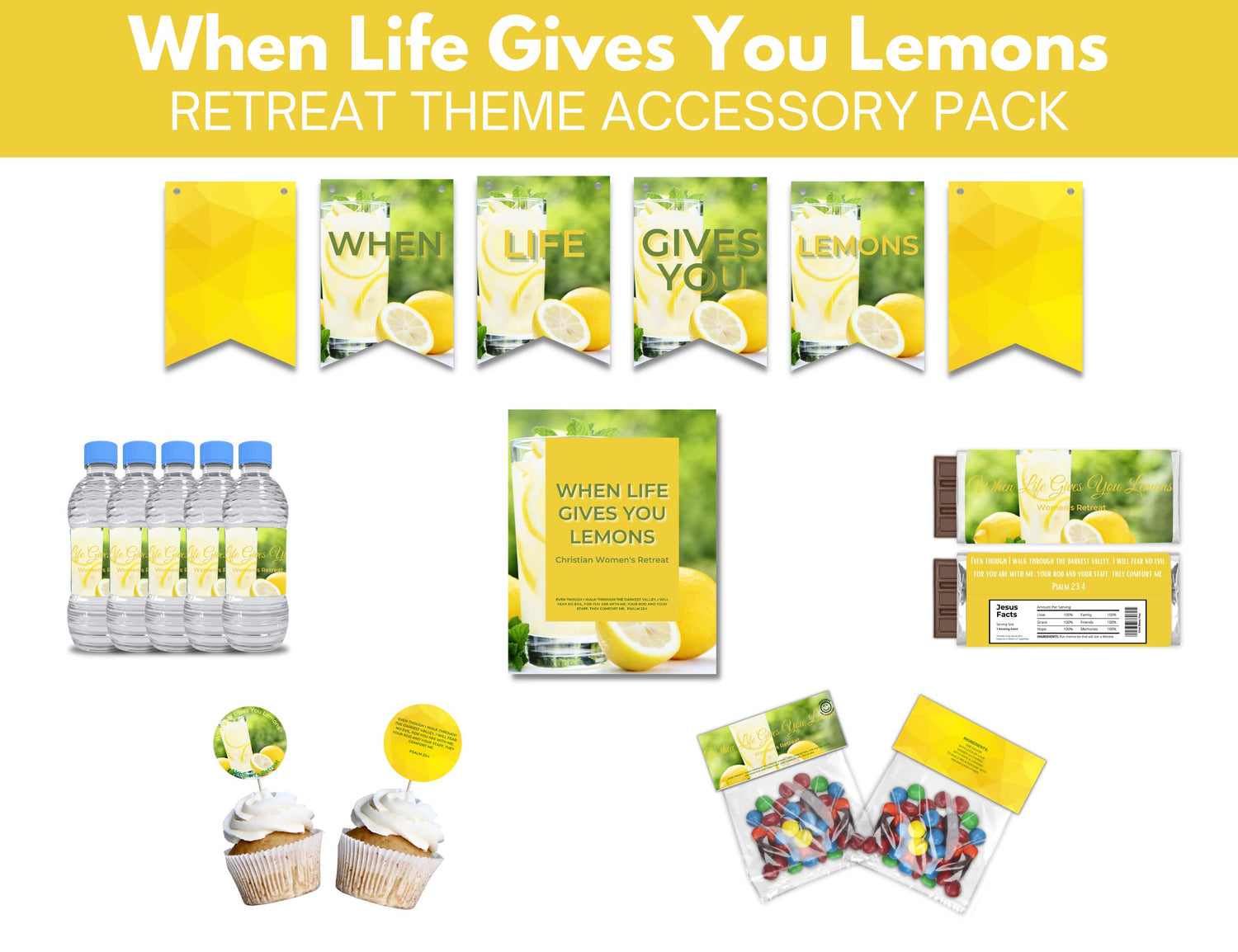 When Life Gives You Lemons Decoration Pack