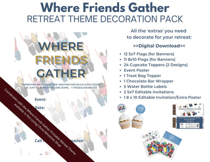 Where Friends Gather Decoration Pack