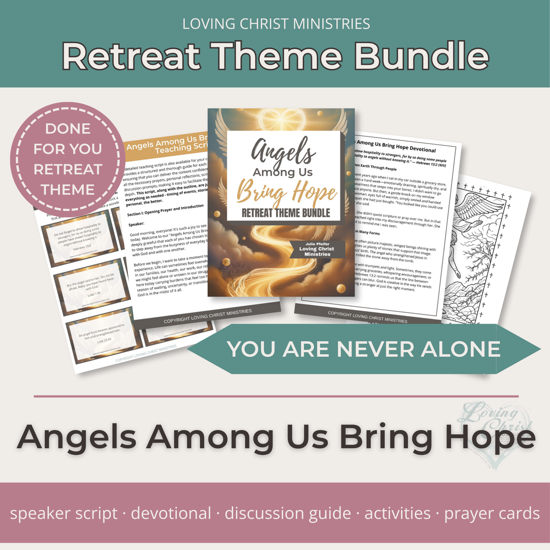 Angels Among Us Bring Hope Printable Theme Bundle