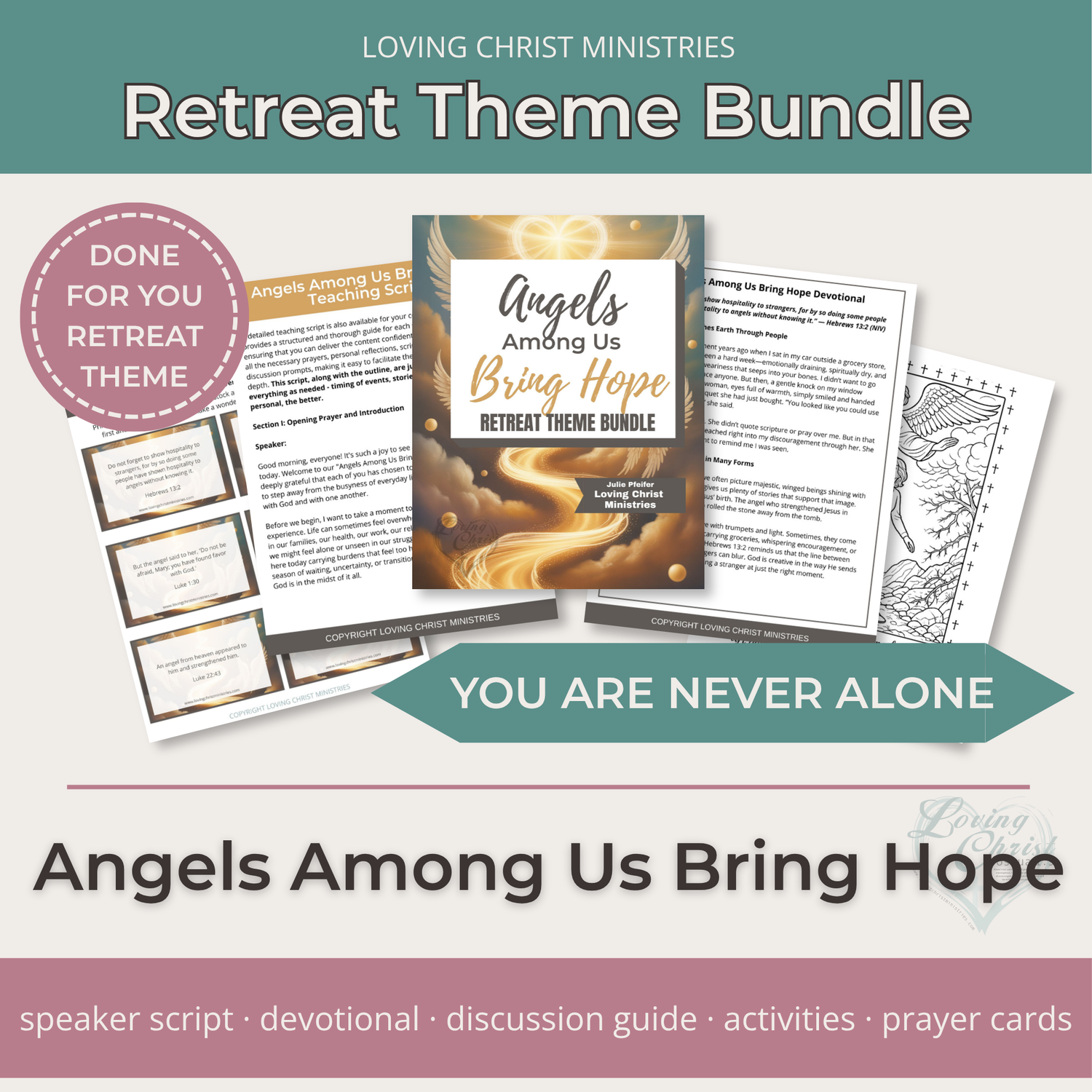 Angels Among Us Bring Hope Printable Theme Bundle