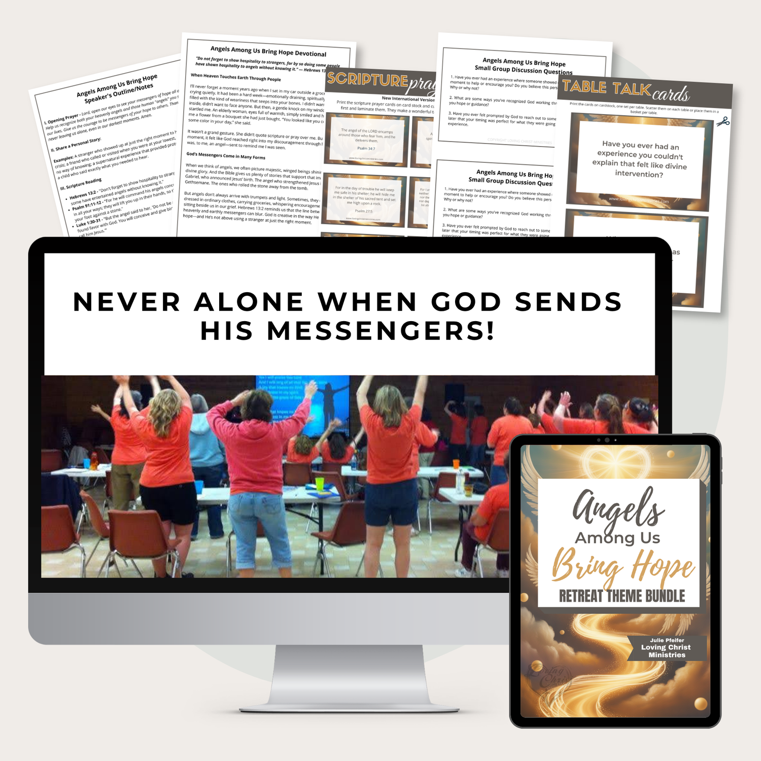 Angels Among Us Bring Hope Printable Theme Bundle