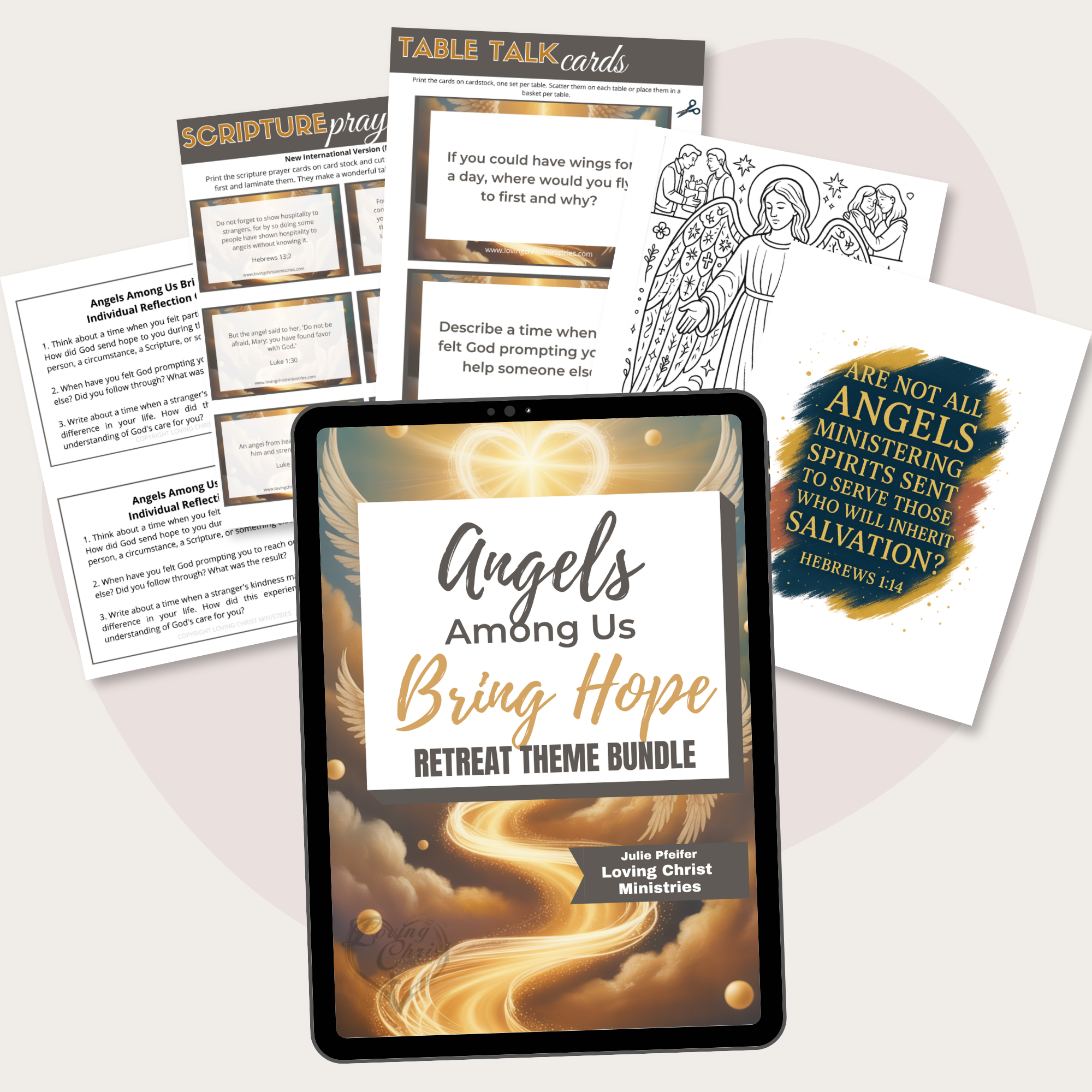 Angels Among Us Bring Hope Printable Theme Bundle