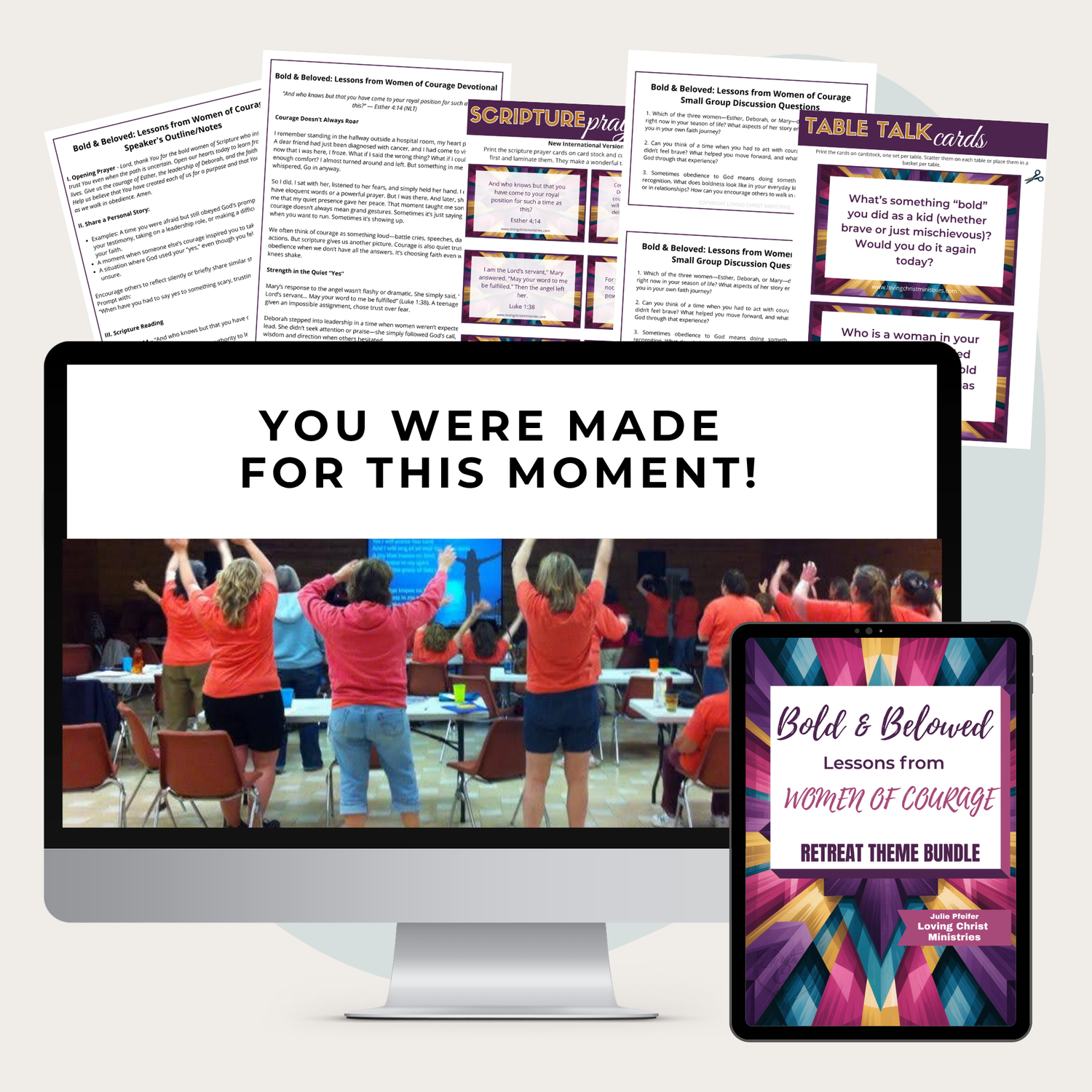 Bold &amp; Beloved: Lessons from Women of Courage Printable Theme Bundle