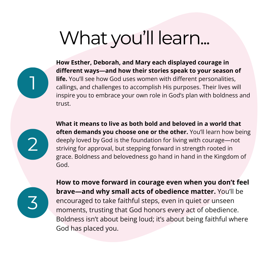 Bold & Beloved: Lessons from Women of Courage Printable Theme Bundle