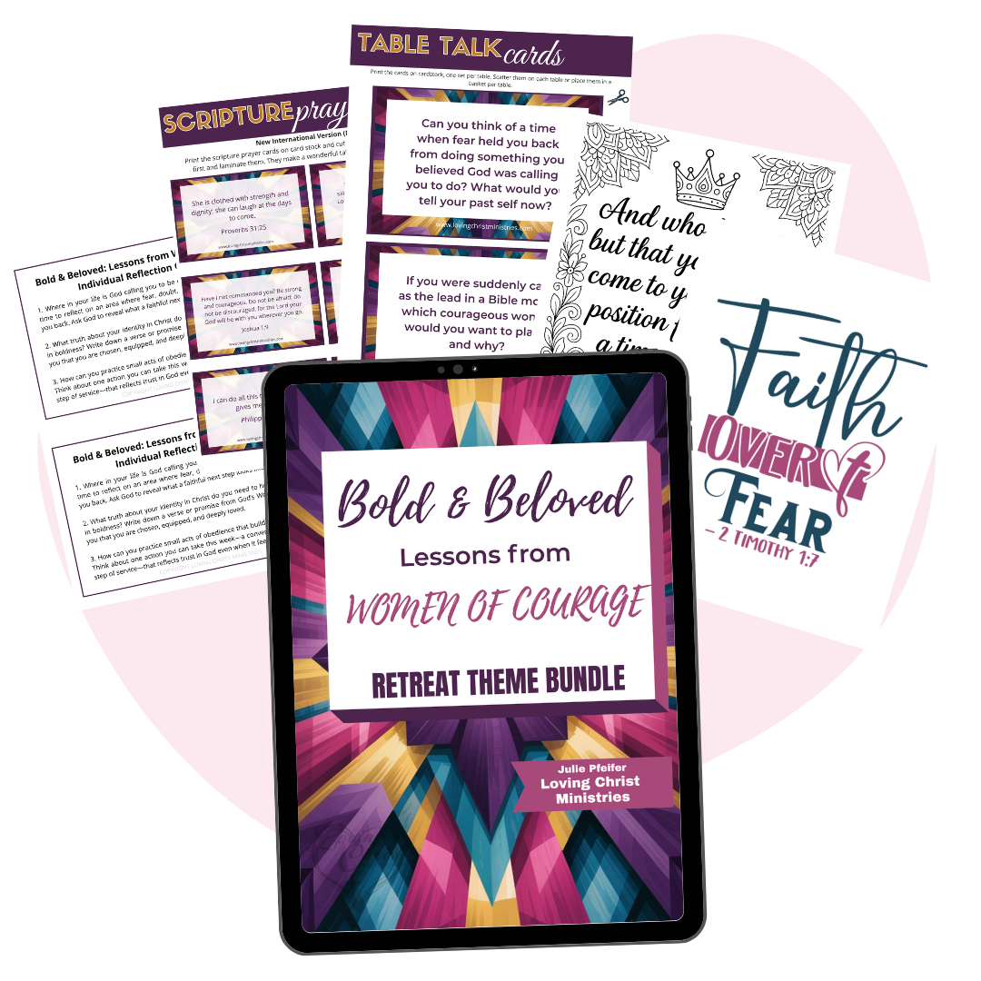 Bold &amp; Beloved: Lessons from Women of Courage Printable Theme Bundle