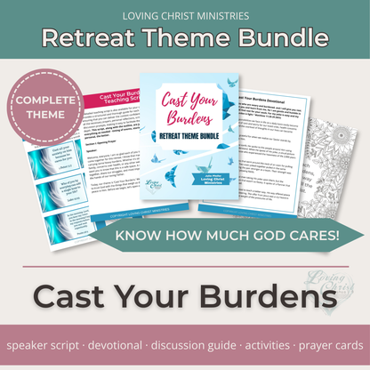 Cast Your Burdens Printable Theme Bundle