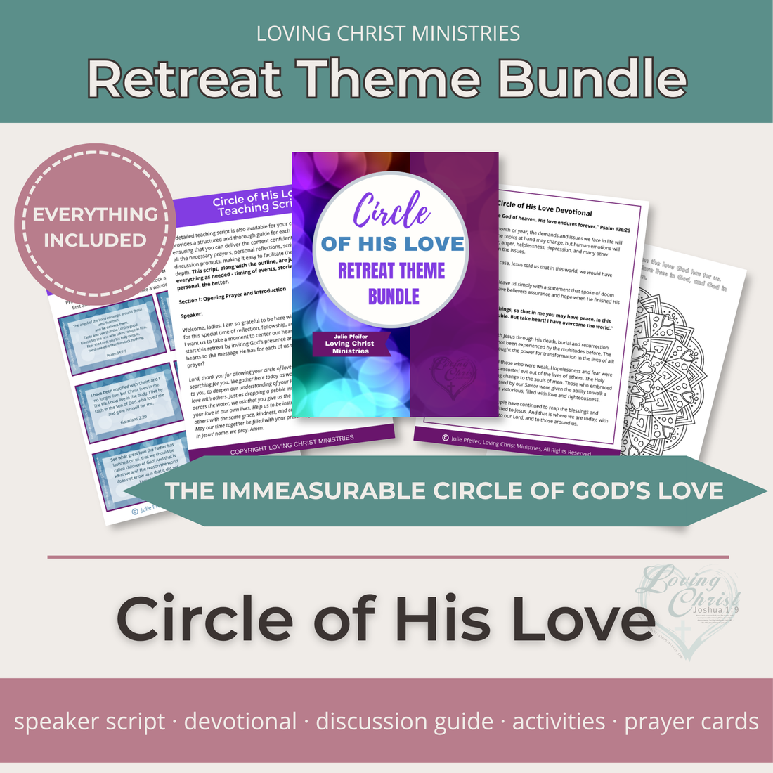Circle of His Love Printable Theme Bundle