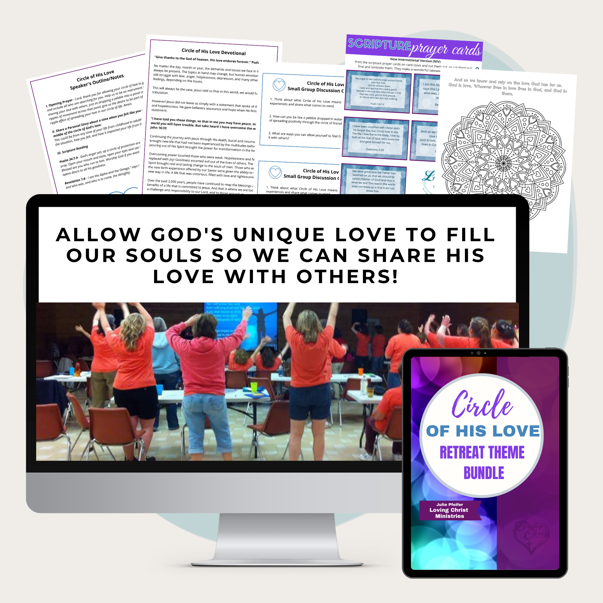 Circle of His Love Printable Theme Bundle