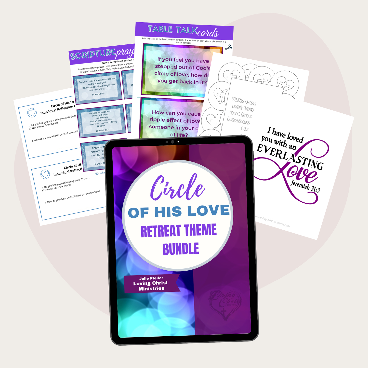 Circle of His Love Printable Theme Bundle