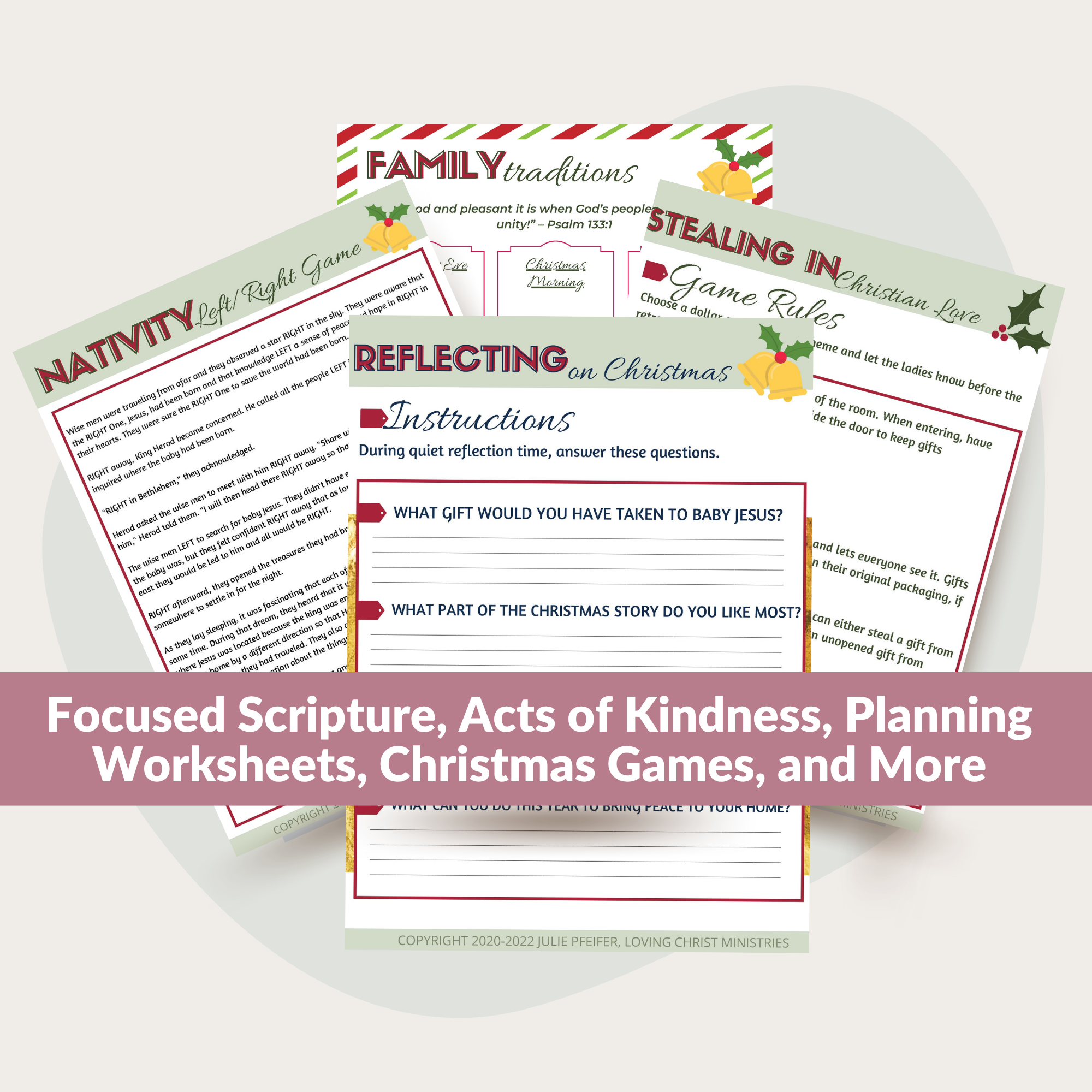 Connect with Christ this Christmas Bundle (40+ Pages)