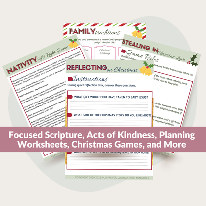 Connect with Christ this Christmas Bundle (40+ Pages)