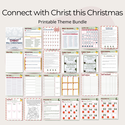 Connect with Christ this Christmas Bundle (40+ Pages)