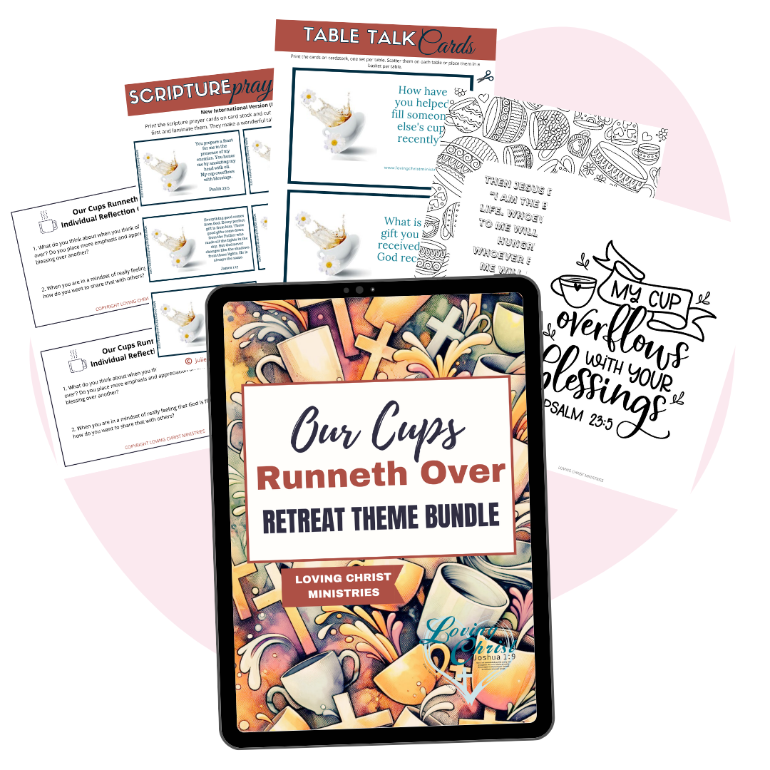 Our Cups Runneth Over Printable Theme Bundle