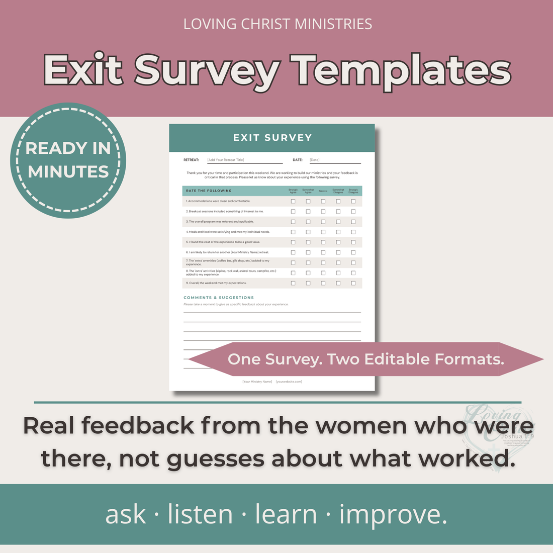 Exit Survey Templates for Women&