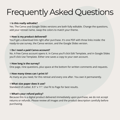 Exit Survey Templates for Women&