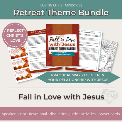 Fall in Love with Jesus Printable Theme Bundle