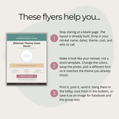 Promotional Flyer Templates for Women&