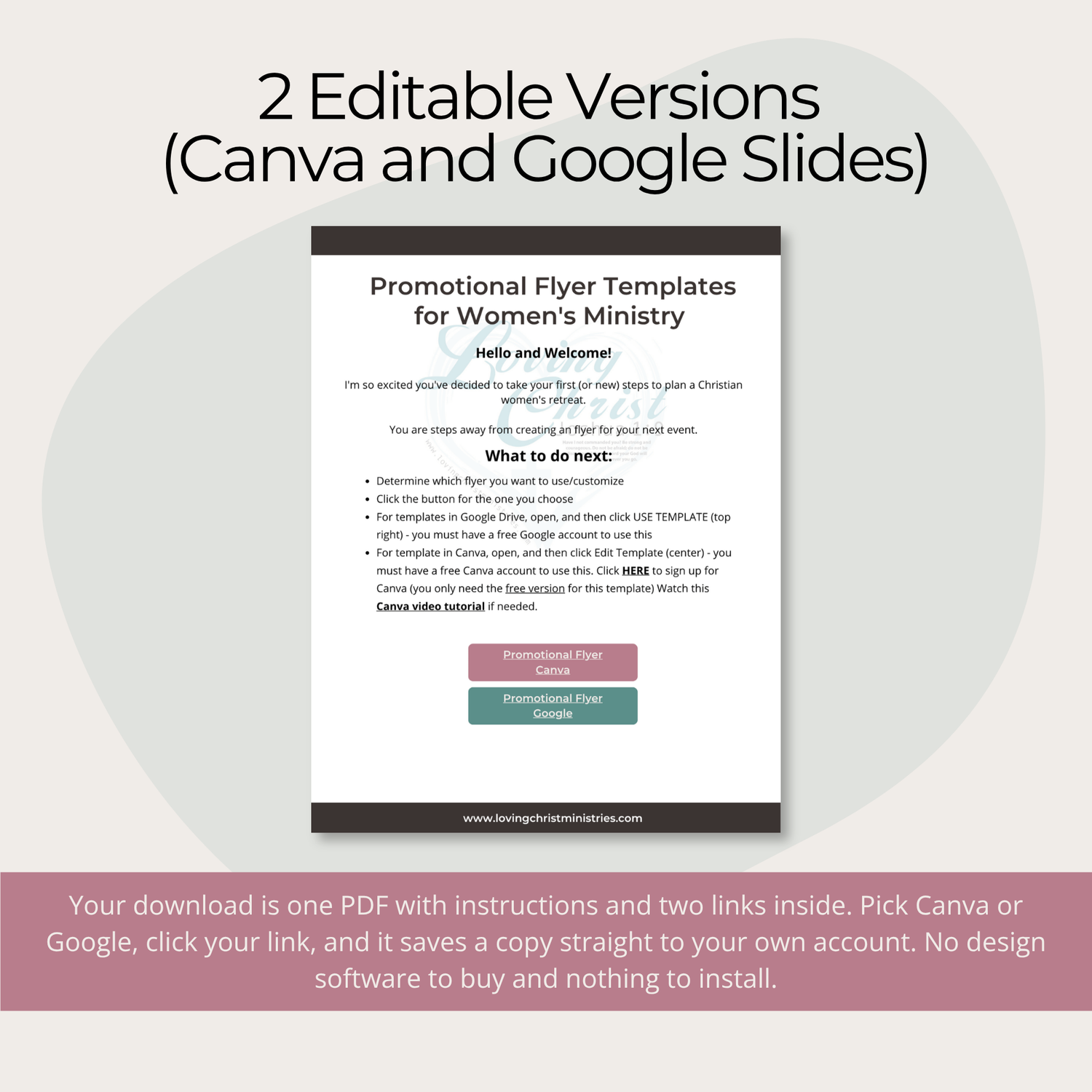 Promotional Flyer Templates for Women&