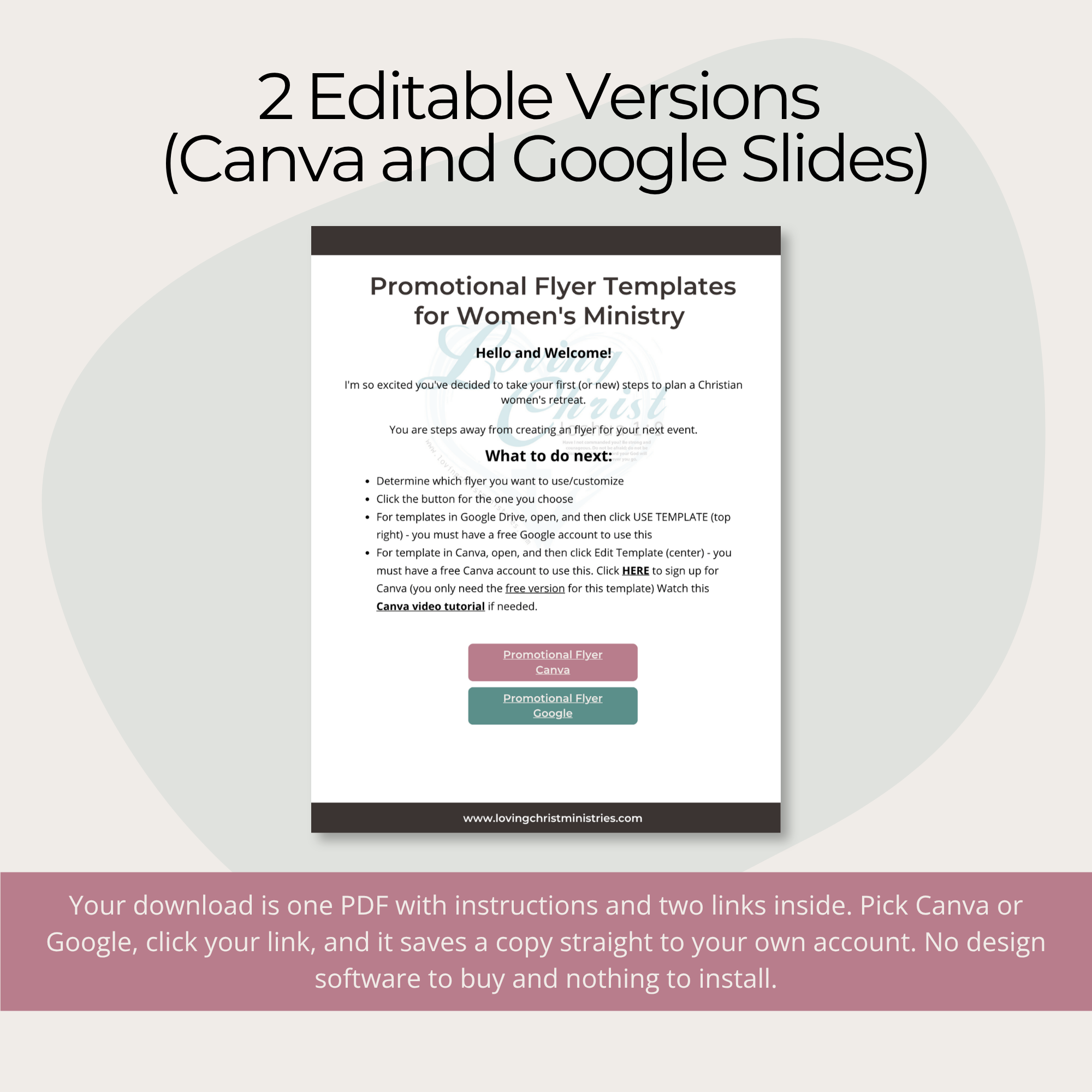 Promotional Flyer Templates for Women&