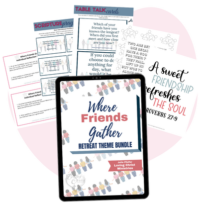 Where Friends Gather Printable Theme Bundle