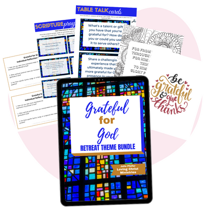 Grateful for God Printable Theme Bundle