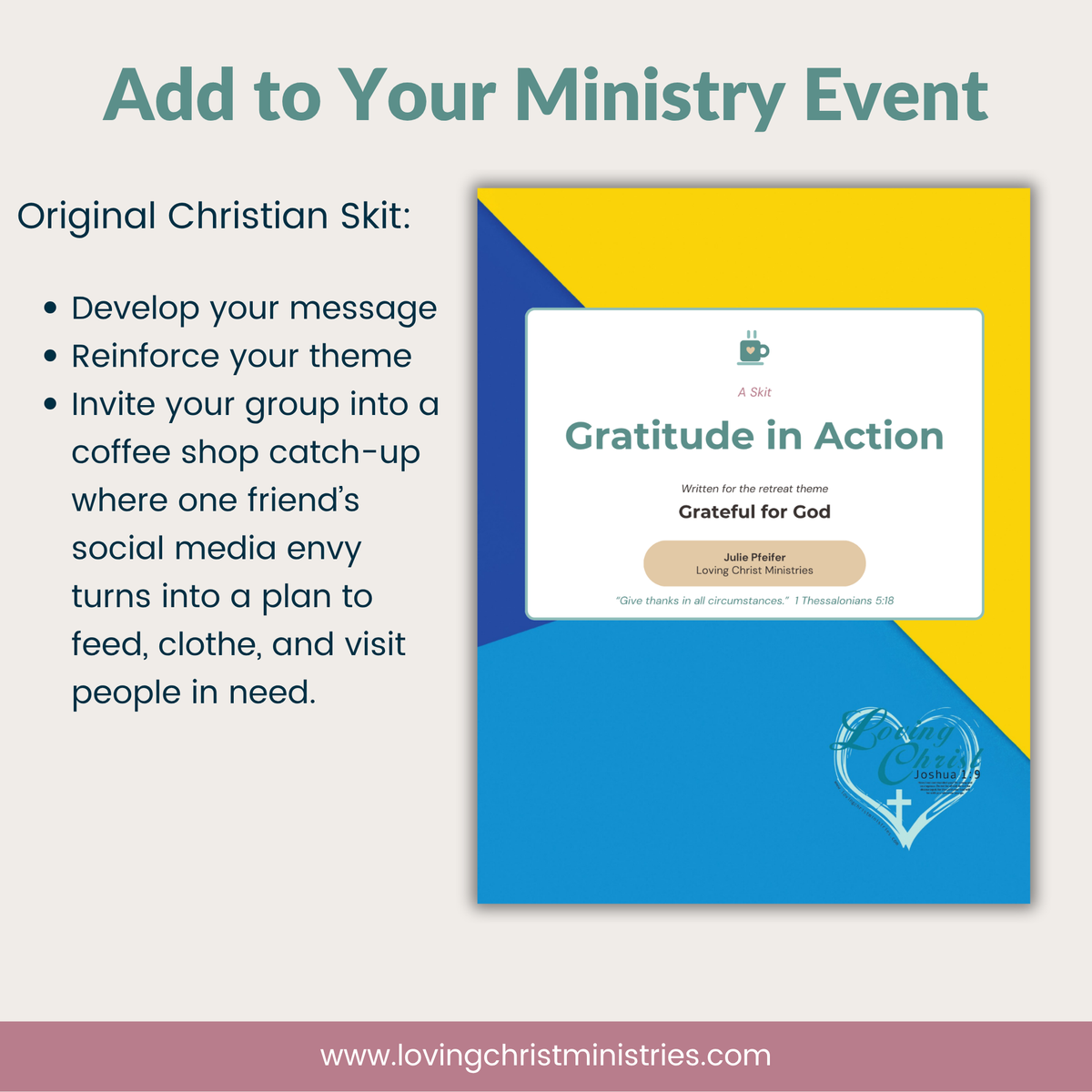 Gratitude in Action - Christian Skit