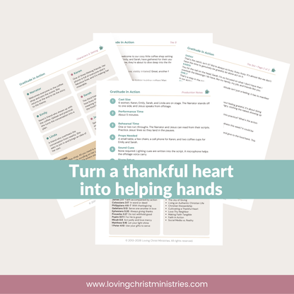 Gratitude in Action - Christian Skit