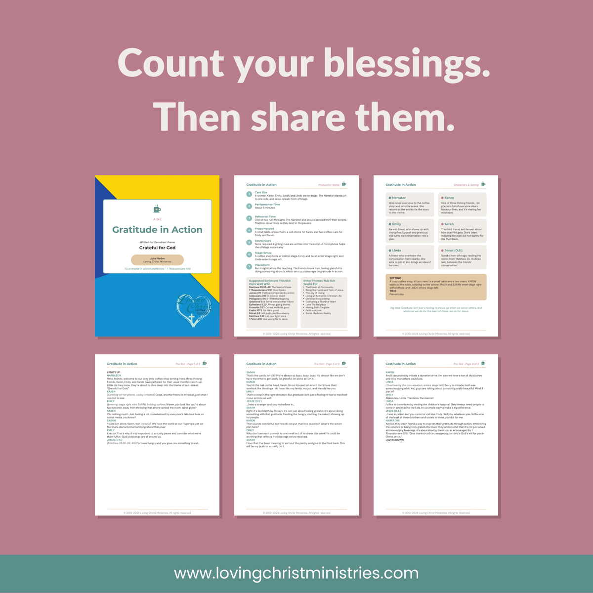 Gratitude in Action - Christian Skit