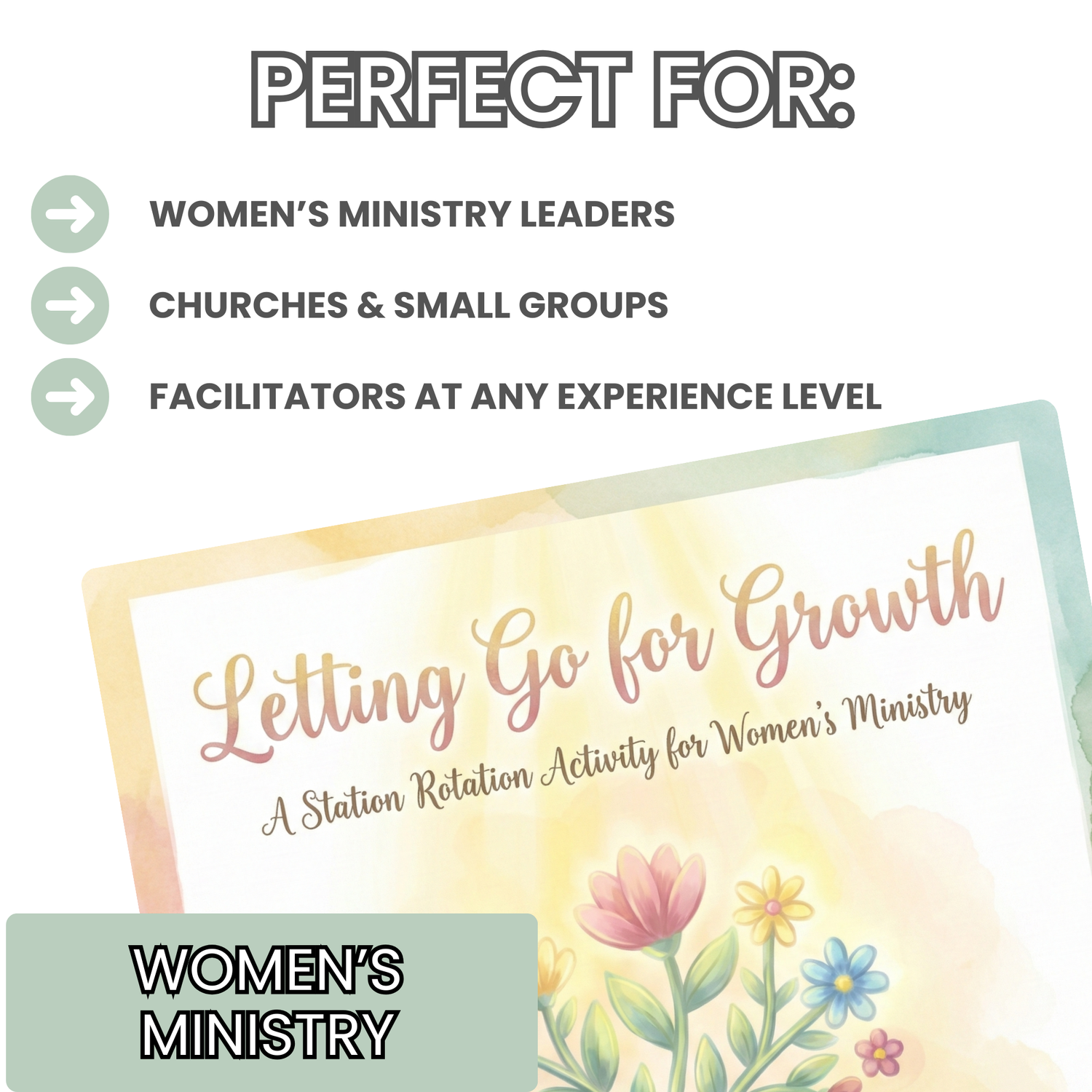 Letting Go for Growth: Scripture-Centered Station Rotation Activity